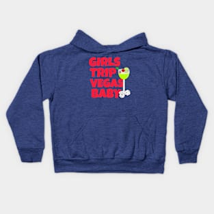 GIRLS Trip Las Vegas Vacation Kids Hoodie